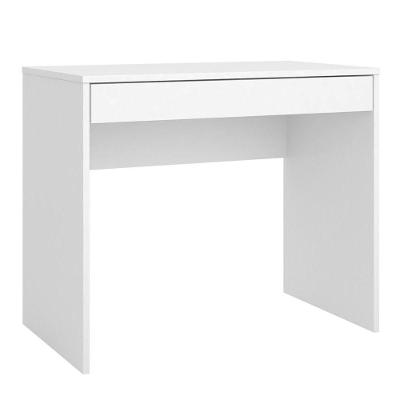 Mesa Escrivaninha Facility 1 Gaveta em MDF 91cm Branco para Quarto e Escritório