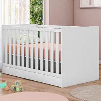 Berço Mini Cama Doce Sonho Em MDP E Mdf Qmovi Branco - 4