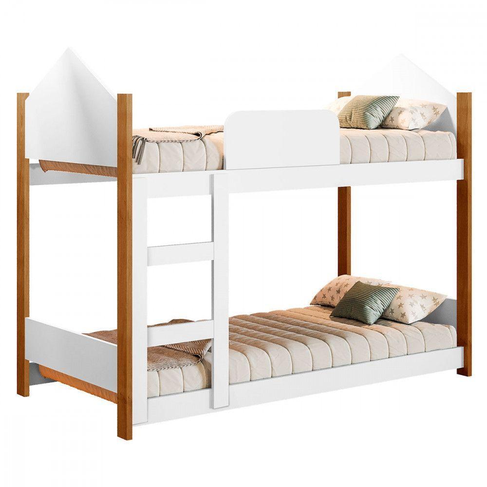 Beliche Magia Com Escada Grade De Proteção Gabrielli Móvei Branco Grenat - 1