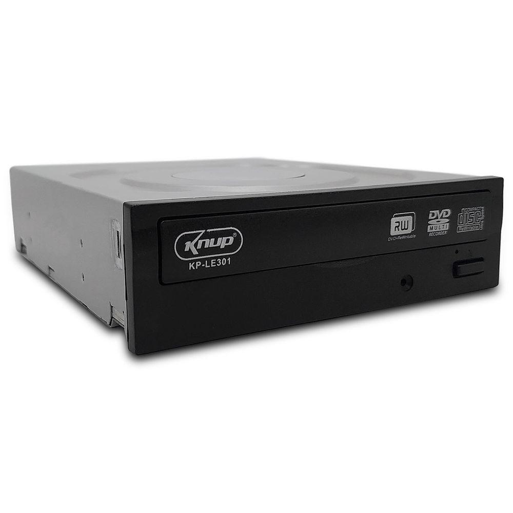 Gravador De Cd-dvd Knup Kp-le301, Conexão Sata, Baia 3.5\" - 3