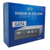 Gravador De Cd-dvd Knup Kp-le301, Conexão Sata, Baia 3.5\" - 2