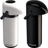 Kit 2 Garrafa Térmica Mesa Verona Pressão 1,8l Café C Leite - 1