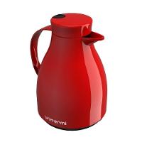 Garrafa Térmica Mesa Paris Vermelha 1l Bule Gatilho Chá Café - 1