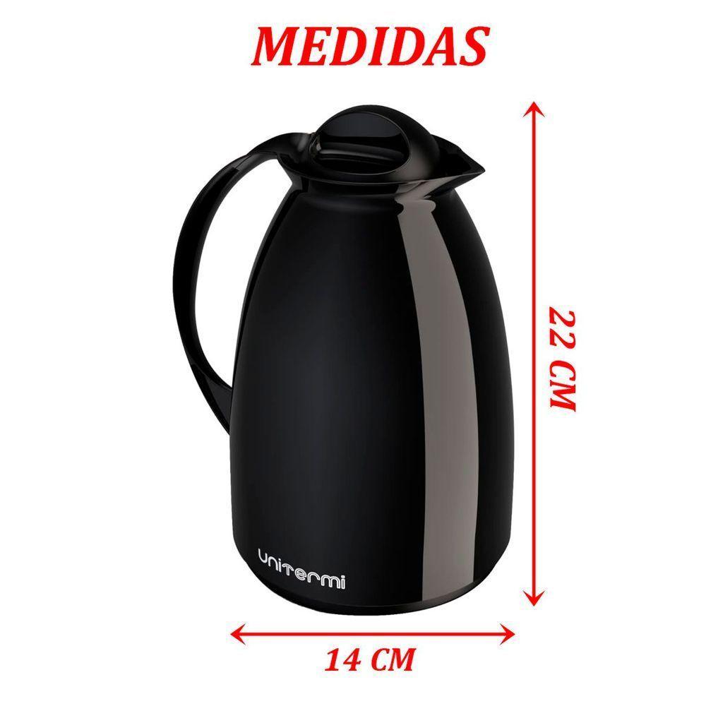 Garrafa Térmica De Mesa Florença 650ml Verde Café Leite Chá - 2