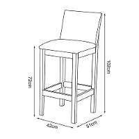 Kit 2 Banquetas Alta Luxo Pérola Com Encosto Estofada Em Veludo Verde Madeira Maciça Castanho