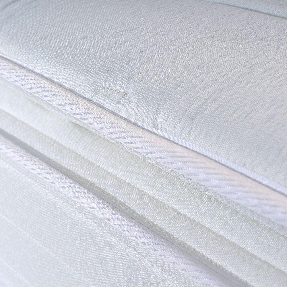 Conjunto Box Casal Hellen Orto Konfort Espuma D33 Pillow Top Branco - 7