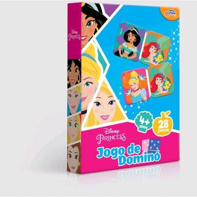 Dominó 28 Peças - Princesas - Toyster - Unica Dominó 28 Peças - Princesas - Toyster -