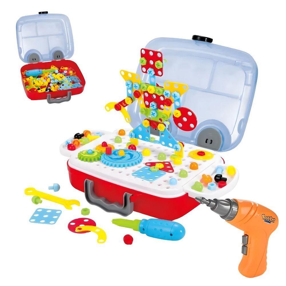 Kit Ferramenta Infantil Monta E Desmonta Diversão E Aprendizado - 1