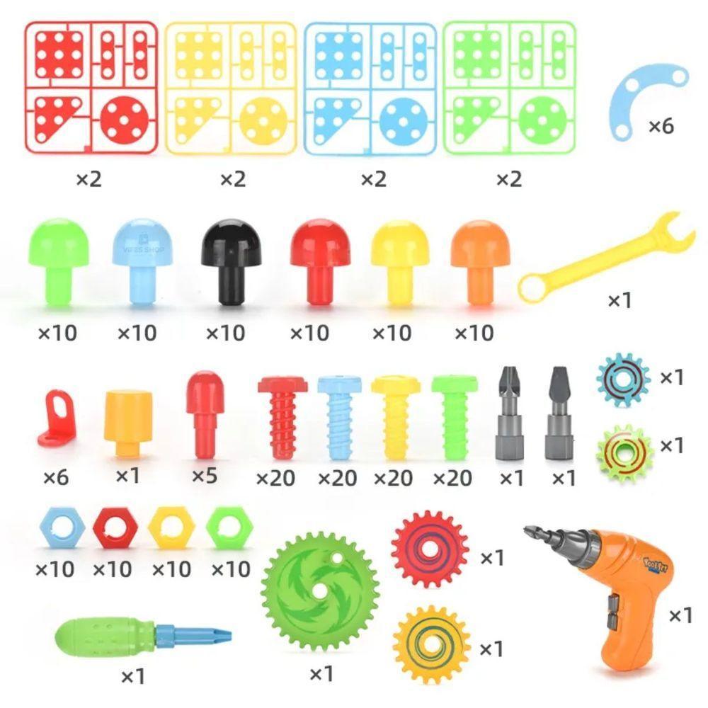 Kit Ferramenta Infantil Monta E Desmonta Diversão E Aprendizado - 6
