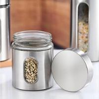 Jogo De 3 Potes Para Mantimentos Vidro E Aço Inox - 5