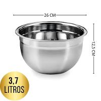 Tigela Inox Bowl Multiuso Profissional 26cm - 3