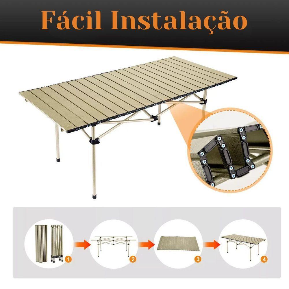 Mesa Dobrável Portátil Para Camping Prática E Resistente - 2