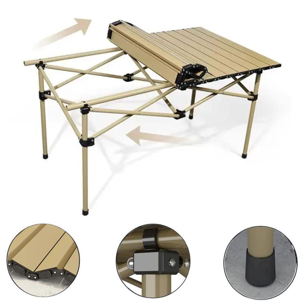 Mesa Dobrável Portátil Para Camping Prática E Resistente - 3