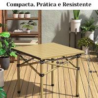 Mesa Dobrável Portátil Para Camping Prática E Resistente - 7