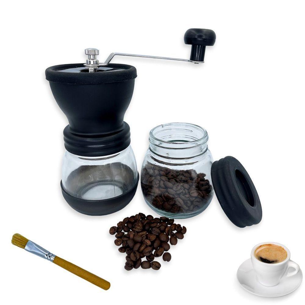 Moedor De Café Manual Com Ajuste Qualidade E Praticidade Preto - 1