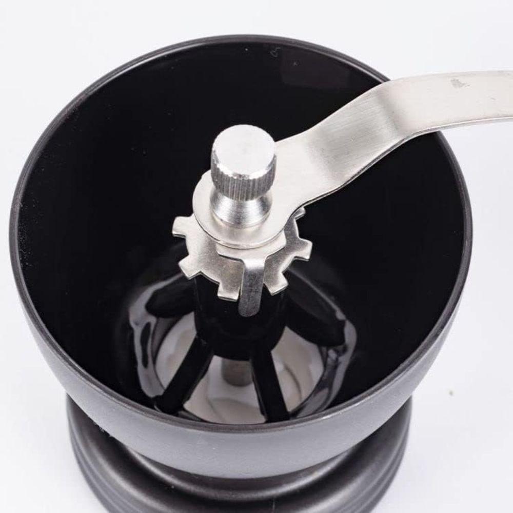 Moedor De Café Manual Com Ajuste Qualidade E Praticidade Preto - 6