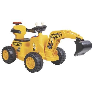 Escavadeira Infantil Biemme Brutus 6v Amarelo/preto