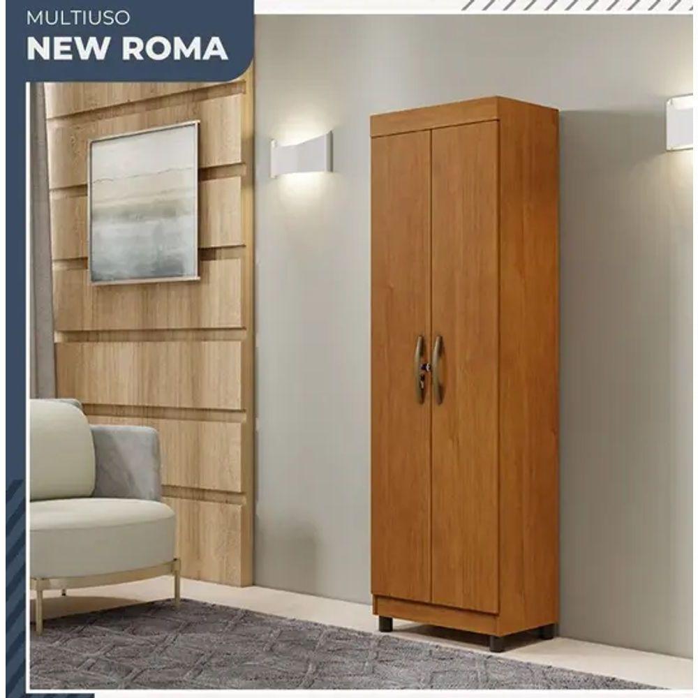 Multiuso New Roma 2 Portas Com Chave Benetil Móveis Cinamomo - 1