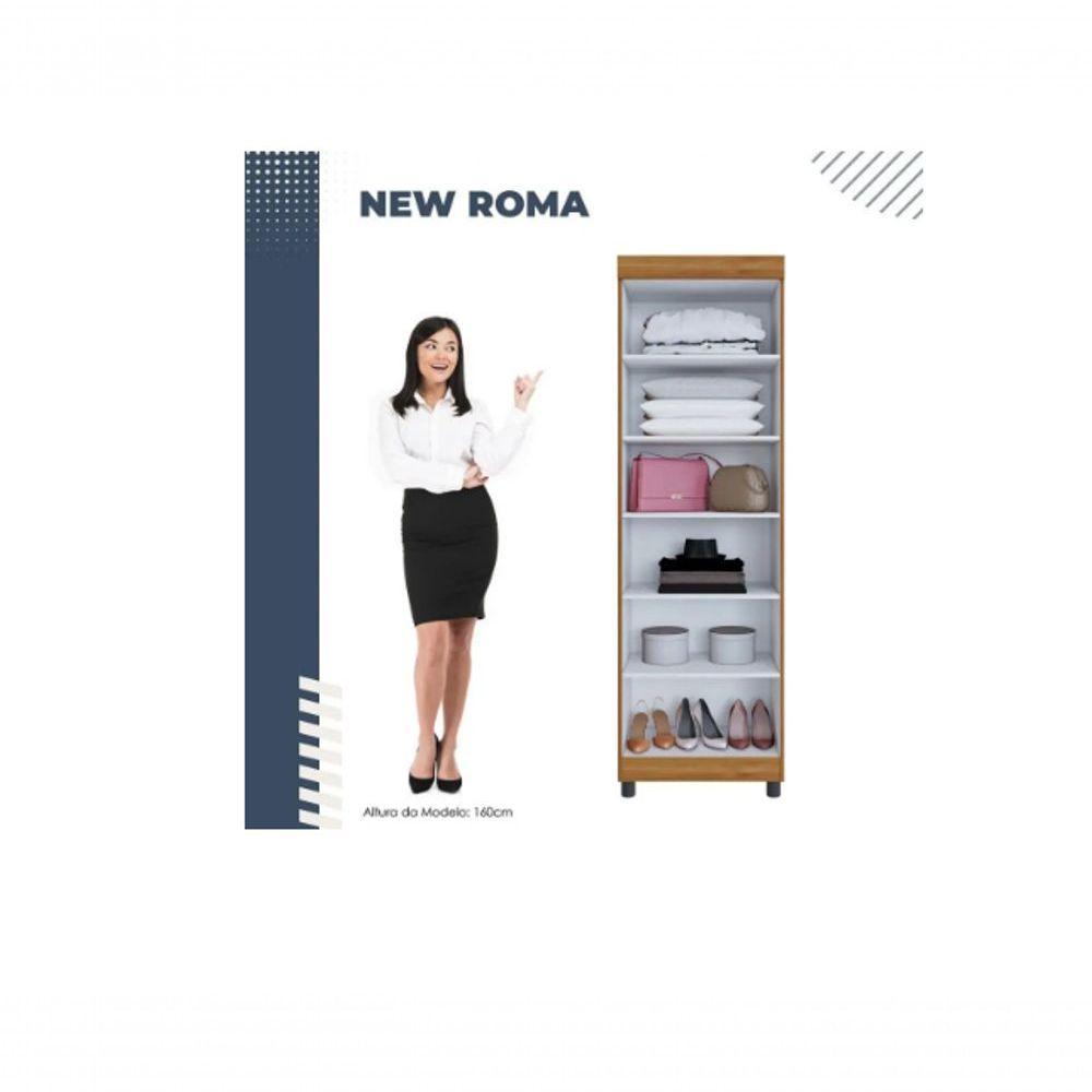 Multiuso New Roma 2 Portas Com Chave Benetil Móveis Cinamomo - 3