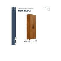 Multiuso New Roma 2 Portas Com Chave Benetil Móveis Cinamomo - 2
