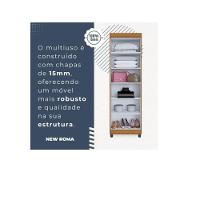 Multiuso New Roma 2 Portas Com Chave Benetil Móveis Cinamomo - 5