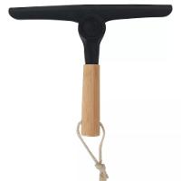 Rodo De Pia Dobrável Com Cabo De Bambu Oikos:preto - 1