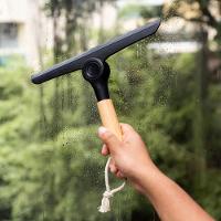 Rodo De Pia Dobrável Com Cabo De Bambu Oikos:preto - 6