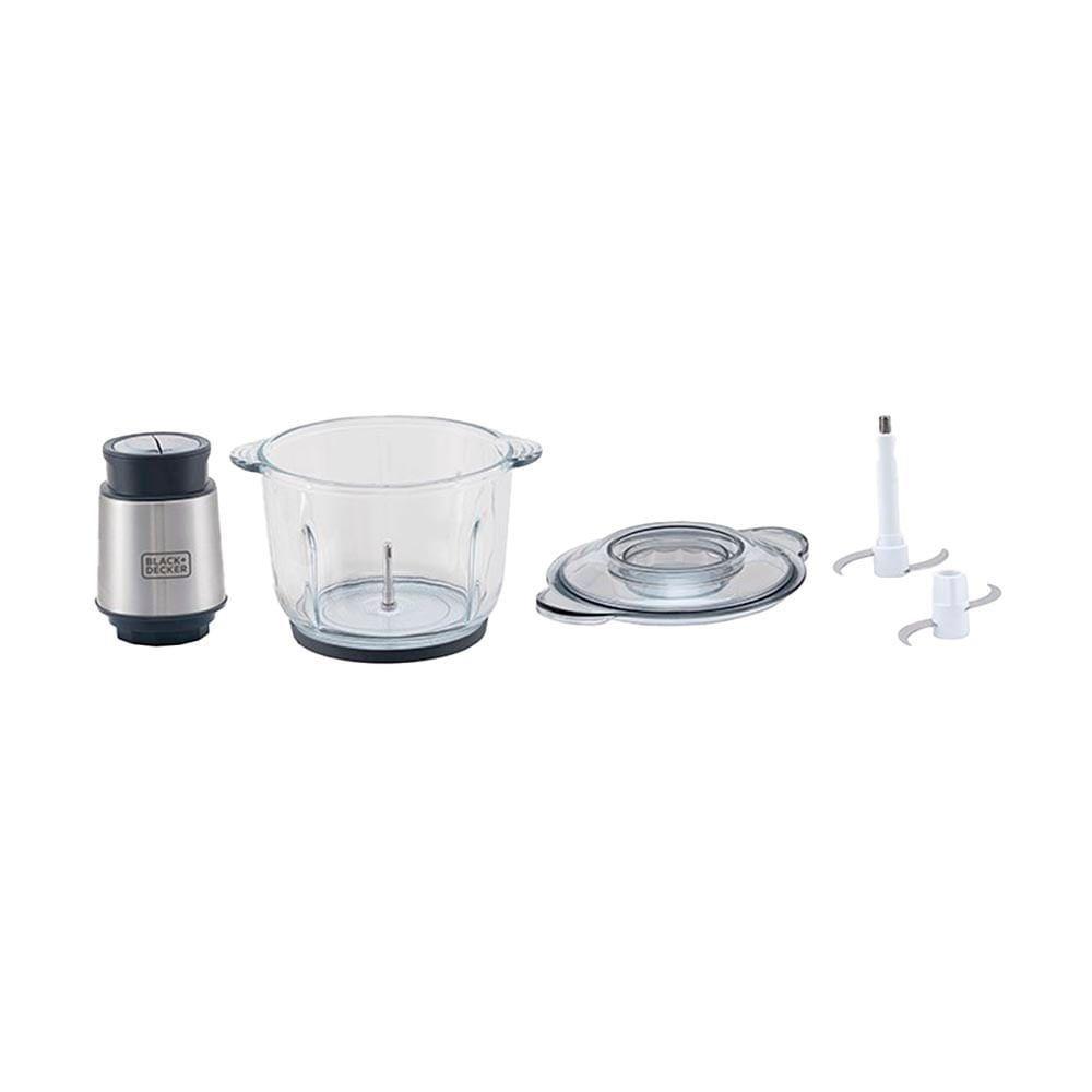 Mini Processador Gourmand Gris 2 Litros Black & Decker MP300G 220V - 2