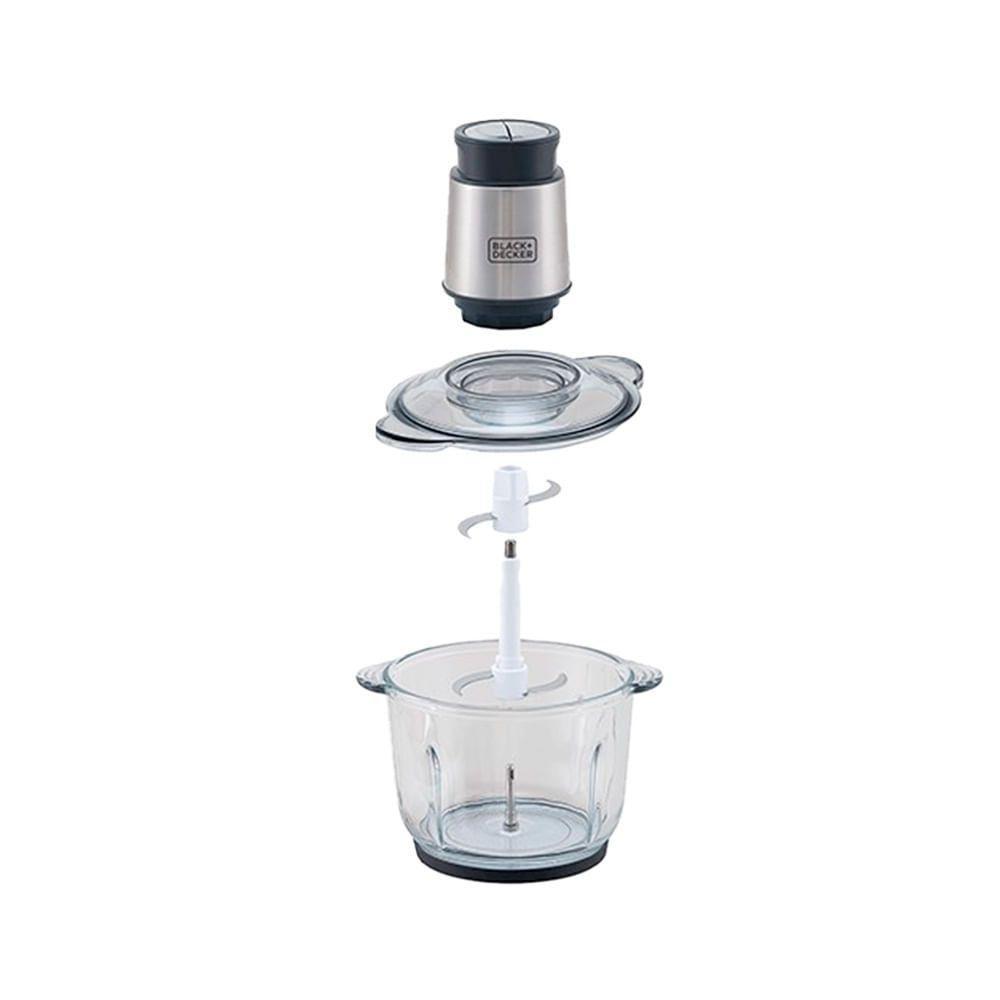 Mini Processador Gourmand Gris 2 Litros Black & Decker MP300G 220V - 3