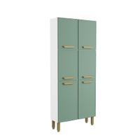 Cozinha Completa 100% Aço 14 Portas 2 Gavetas Bella Bertolini - Verde/Branco - 2