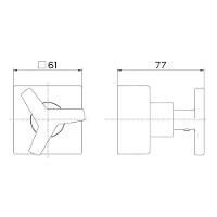 Acabamento Para Registro Docol City 877530 Para Base Deca 1-2, 3-4 E 1 Cobre Polido - 3