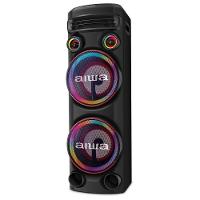 Torre de Som Aiwa T2W-02 2300W, 2 Woofers de 10\", Bluetooth, RGB, USB, FM, DJ, Bivolt - 1
