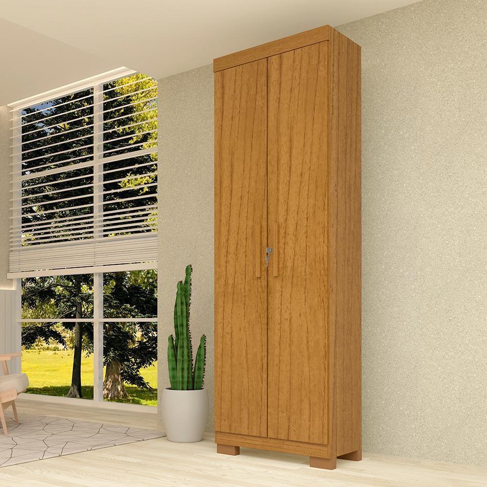 Multiuso Israel Com Chave 2 Portas 100% Mdf Linhamobília Cinamomo - 2