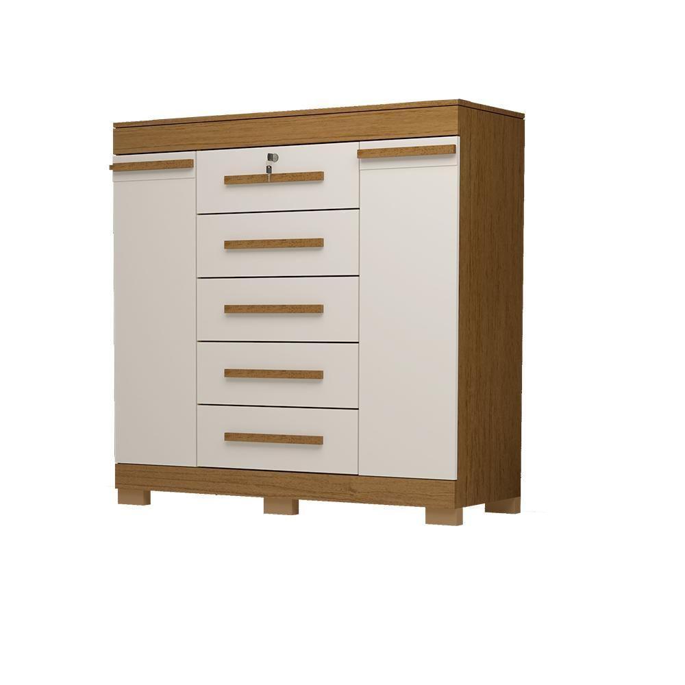 Cômoda Turquia 100% Mdf Linhamobília Cinamomo Off White - 3