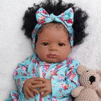 Bebê Reborn Menina Olhos Abertos Cabelo Implantado Artesanal Corpo De Pano Macio - 3