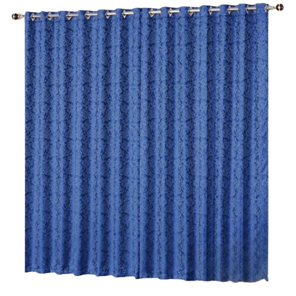 Cortina Jacquard 3,00x2,50 Para Trilho Suíço - 1