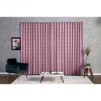 Cortina Jacquard 6,00x2,30 Para Trilho Suíço Preto - 2