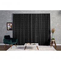 Cortina Jacquard 5,00x2,50 Para Trilho Suíço palha - 2