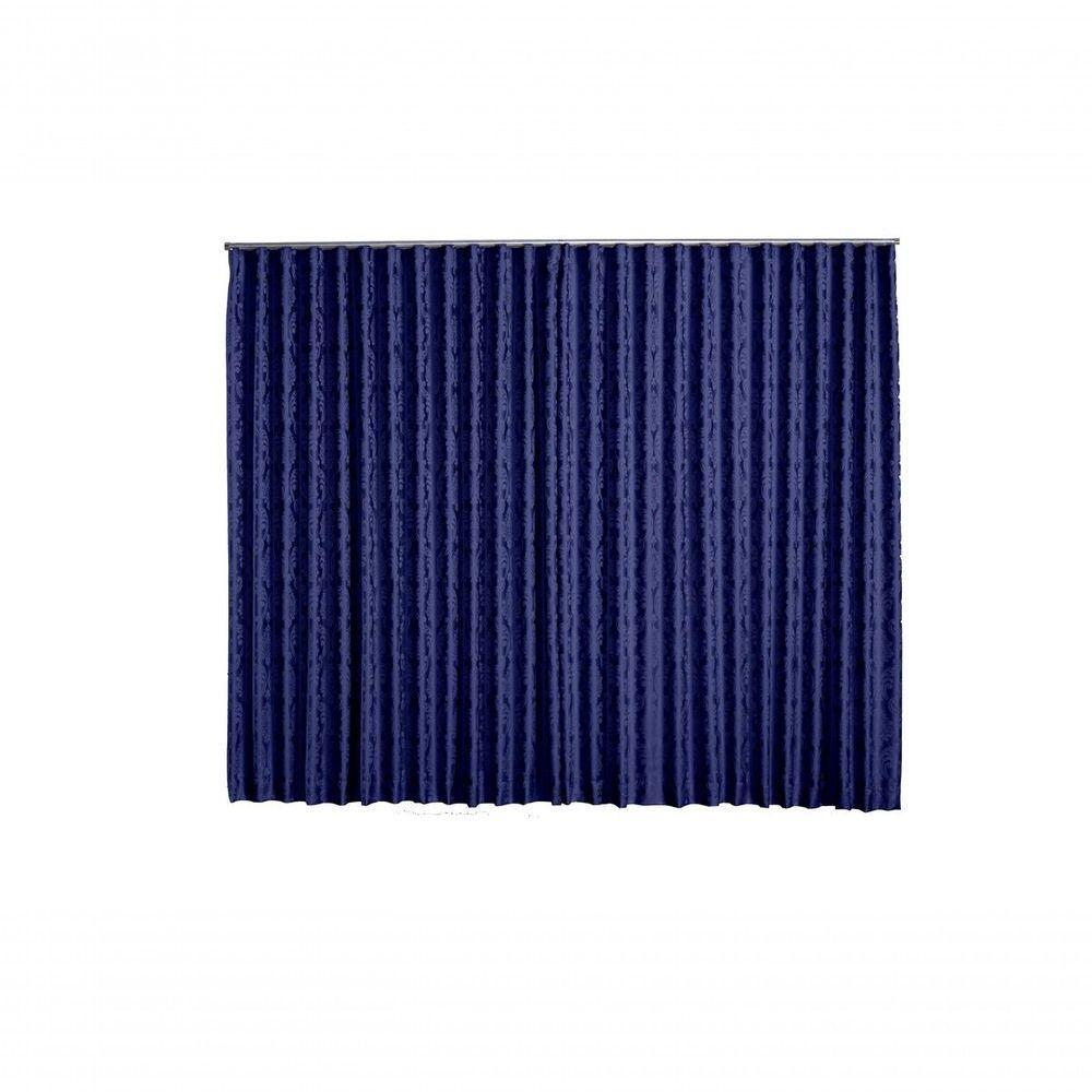 Cortina Jacquard 5,00x2,30 Para Trilho Suíço avelã - 1