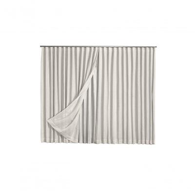 Cortina Microfibra Com Linho 2,80x1,80 Para Trilho Suíço palha