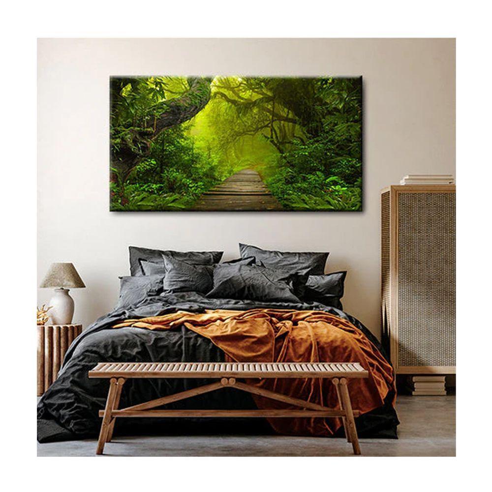 Quadro Paisagens e Natureza Coastal C- Moldura Dourada e Vidro Tamanho 100 X 70cm - 3