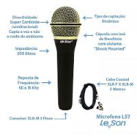 Microfone Dinâmico Ls7 Leson - 2
