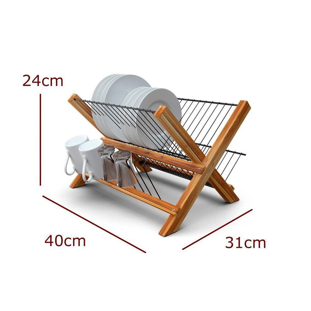 Escorredor De Madeira Teca Dobrável - Stolf - 2