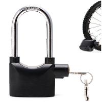 Cadeado Grande Com Alarme Sirene Segurança Anti Furto 110db Som Alto - 1