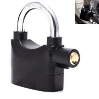 Cadeado Com Sirene Alarme Anti Furto Segurança Som Alto - 1