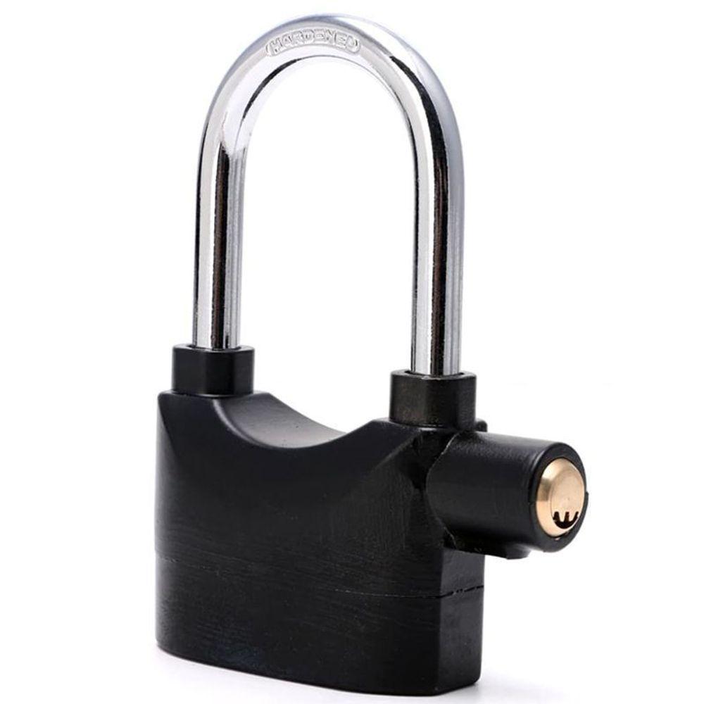Cadeado Com Alarme Sirene Anti Furto 110db Som Alto Grande Segurança - 4