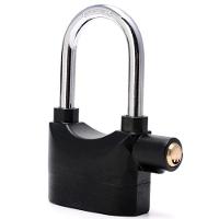 Cadeado Com Alarme Sirene 110db Som Alto Grande Anti Furto Segurança