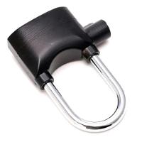 Cadeado Anti Furto Roubo Sirene Alarme 110db Som Alto Segurança Casa Moto Bicicleta Bike Resistente - 1