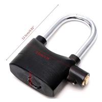 Cadeado Anti Furto Roubo Sirene Alarme 110db Som Alto Segurança Casa Moto Bicicleta Bike Resistente - 3