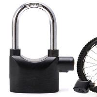 Cadeado Com Alarme Grande Sirene Anti Furto 110db Som Alto Segurança - 4